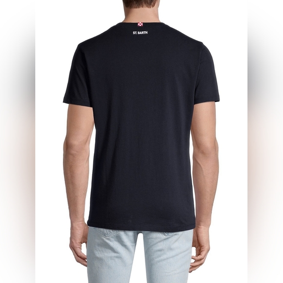 MC2 Saint Barth Apres St. Barth Crewneck T-Shirt MADE IN PORTUGAL - Picture 5 of 6